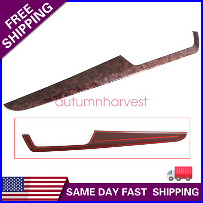 For Benz C-Class 2012-2014 Agate Wood Grain Center Console Dash Stirp Trim