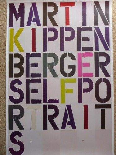 2005 Christopher Wool Martin Kippenberger póster original raro Luhring Augustin - Imagen 7 de 8