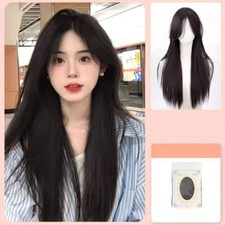 60cm Korean Long Wig Big Wave Curly Hair Nature High-quality Wigs Hairnet Hair