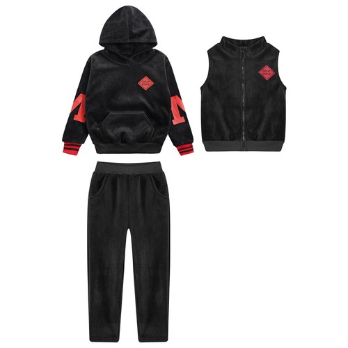 Kids Boys Tracksuit Fashion Sportswear Elastic Waistband Sport Suits Daily Wear - Picture 20 of 54