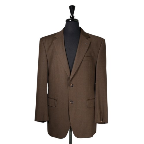 Blazer Sport élégant Jeremy Smythe - Marron/beige, 2 Boutons, Taille 42 Regular