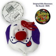 Silly Slammers Bean Bag Plush White Purple ROVER Toy 1997 ORIGINAL NEW OLD STOCK