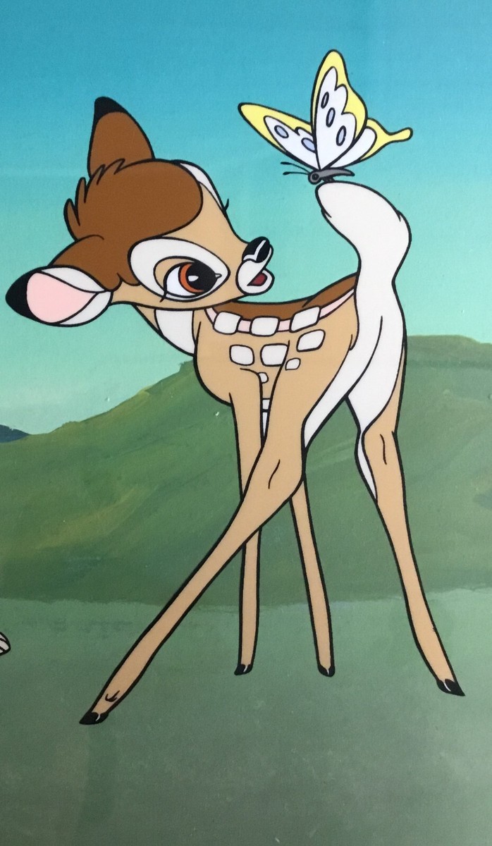 Walt Disney Bambi Limited Edition Sericel Custom Framed | eBay