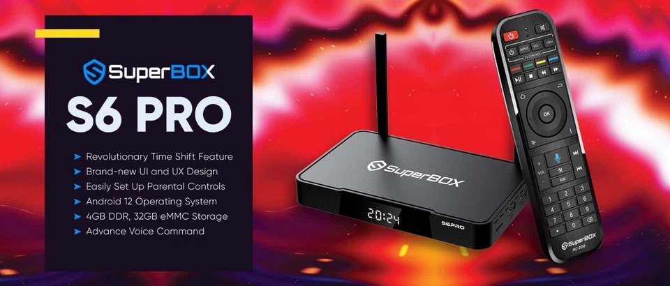 IN-STOCK SuperBox S6 Pro Bundle 8K HDMI, 64GB Card/Drive, WiFi Extender,Keyboard - Image 3 of 4