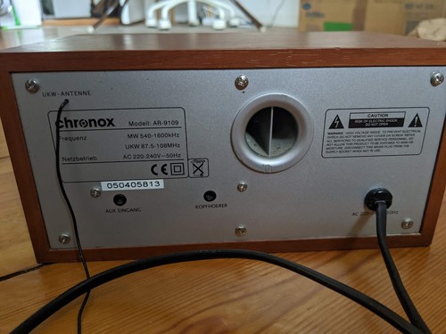 UKW-Radio Küchenradio Weltempfänger, Holzoptik, braun Retro Nostalgie Vintage - Bild 5 von 9