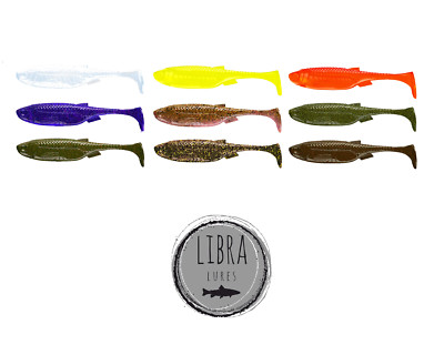 LIBRA LURES PREDATOR SERIES OCTOPUS SHAD RUBBER BAIT PIKE ZENDER PERCH TROUT