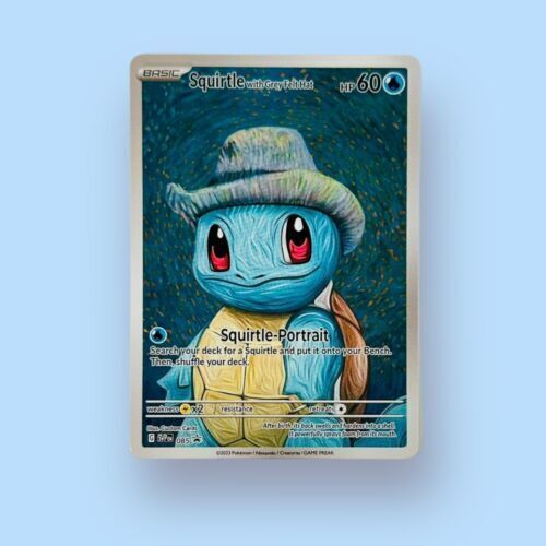 Pokemon Starry Night Van Gogh Series Art ACG Star Trading Card Gold Metal Card - Picture 4 of 17