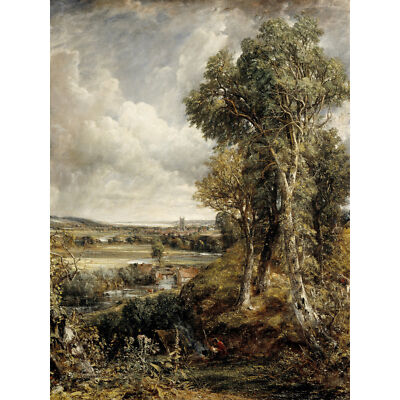 John Constable Das Tal von Dedham großer Leinwandkunstdruck