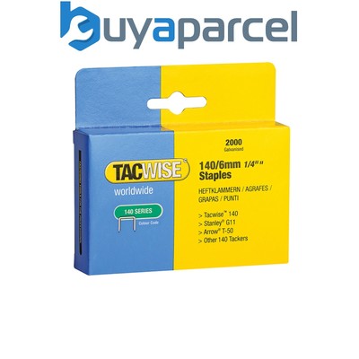 Tacwise 1758 Agrafes à Couronne Étroite Galvanisées de Type 91/14 mm