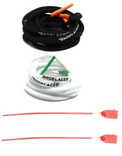 FAST SHIPPING SHOELACES Printed oval Laces Off-White Silicone TIPS "The Ten"