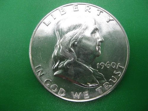 1960 D Franklin Half Dollar Gem BU! FBL!!
