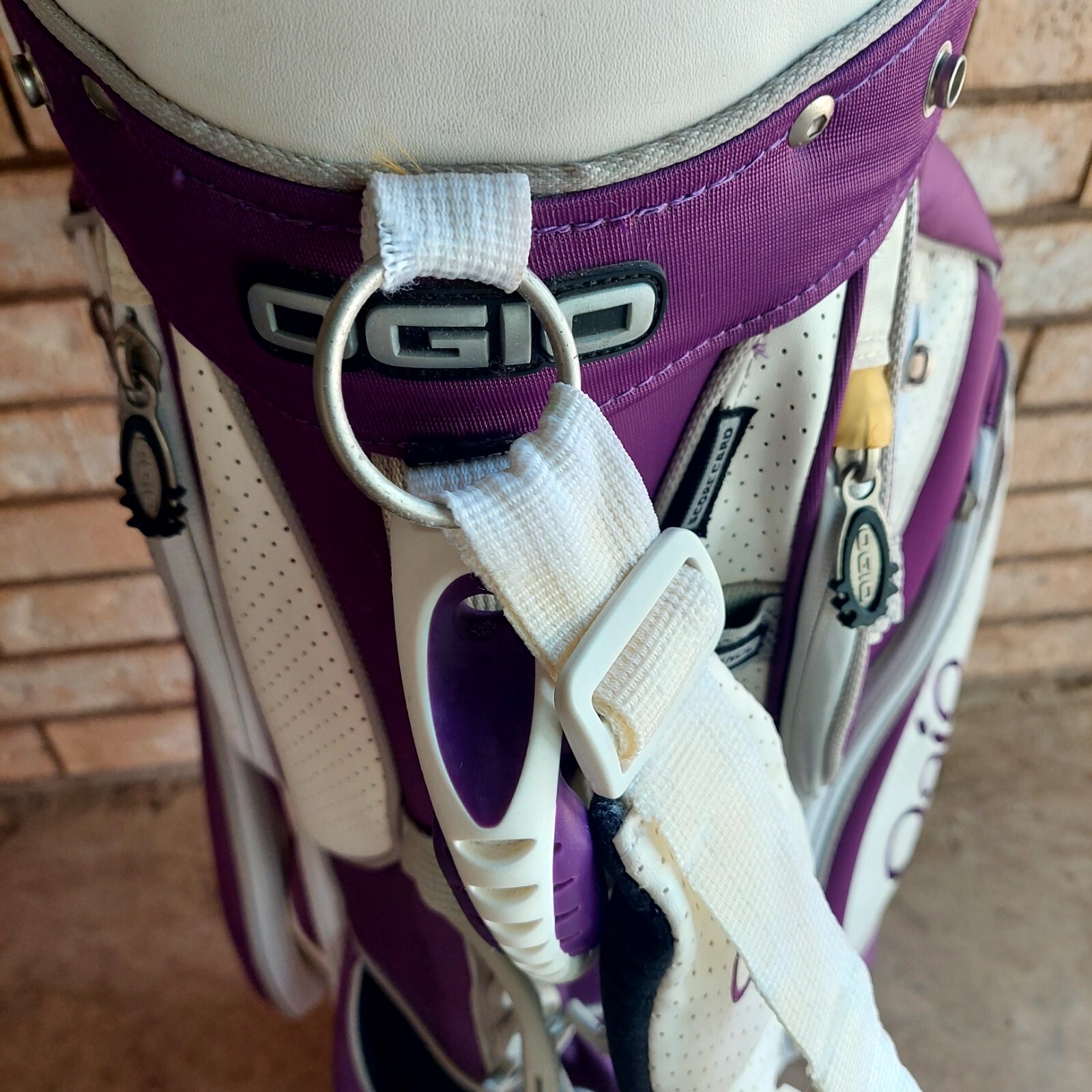 Ogio Uniter Club Management System Women's Leather Trim White/ Purple