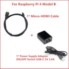 Raspberry Pi 4 Power Supply Adapter with Switch Usb-C 5V 3.0A & Micro-Hdmi Cable
