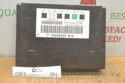 2007-11 GMC Acadia Body Control Module BCM 25934763 Unit 194-22E3 | eBay