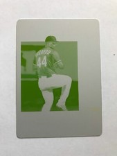 JESUS LUZARDO 2020 PANINI CHRONICLES PRINTING PLATE, OAKLAND A'S, PHILLIES