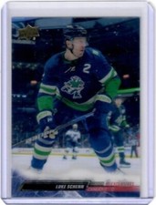 2022-23 Upper Deck Extended Luke Schenn Clear Cut UD Exclusives Insert Card
