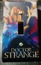 Custom Decoupage Dr. Strange SIngle Toggle Light Switch Cover - Various Images
