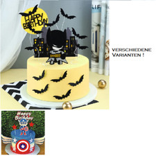 Geburtstagskuchen Set Topper Torten Superhelden Batman America Cake Junge Deko