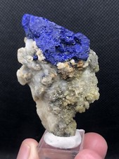 Natural Terminated Lazurite Crystal Specimen Combin With Pyrite From Afghanistan