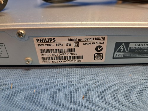 Philips DVD Player DVP- 3110K - No Remote - Tested and Working - Picture 3 of 4