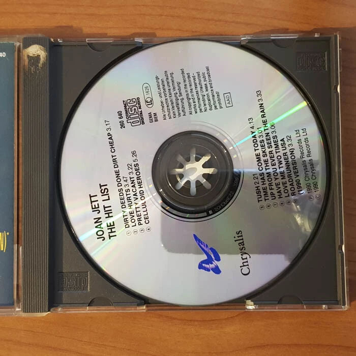 JOAN JETT The Hit List  VG+/VG+(CD) - Bild 3 von 4