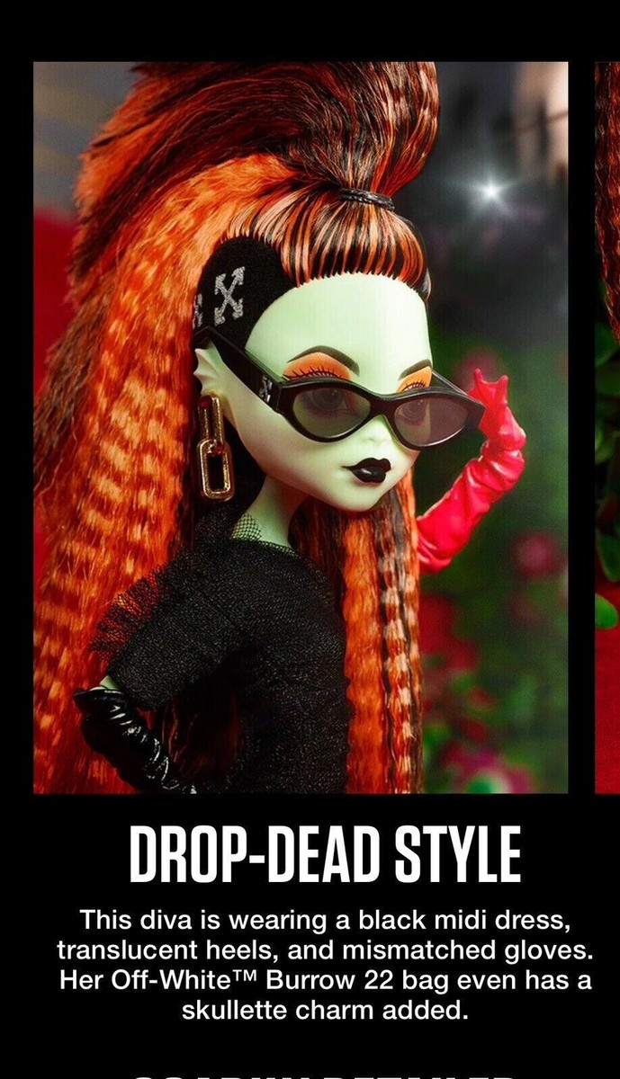 NEW Mattel Creations Ltd Ed Off-White c/o Monster High Electra