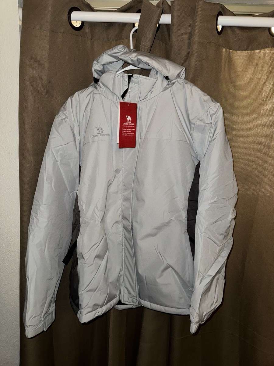 Camel Crown Women's Waterproof Winter Ski Jacket New Gray Size NWT