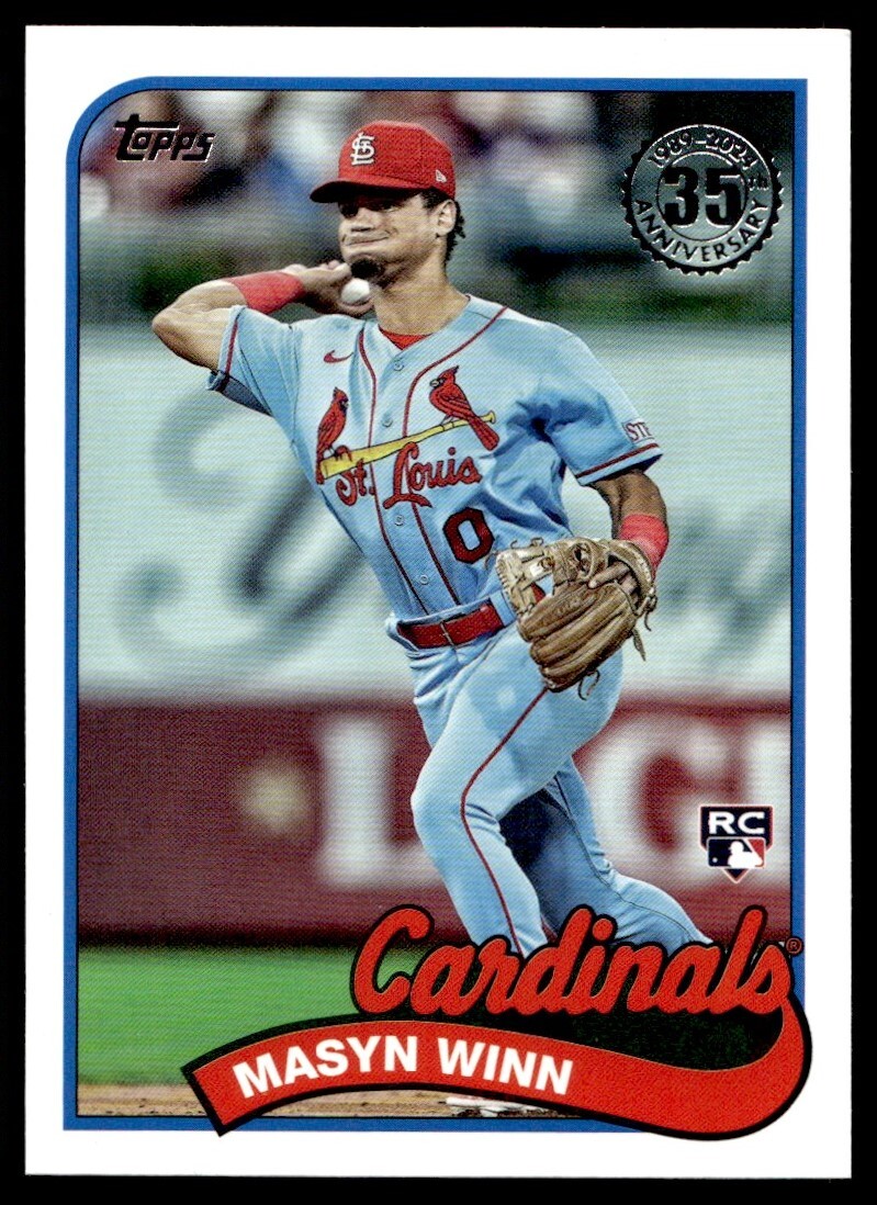 2024 Topps Series 1 1989 Masyn Winn Rookie A33 St. Louis Cardinals #89B-58