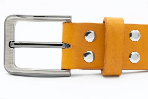 Gürtelschnalle 40mm mit Gürtelschrauben 5mm - Dornschließe Herren Gürtelnieten - Bild 2 von 6