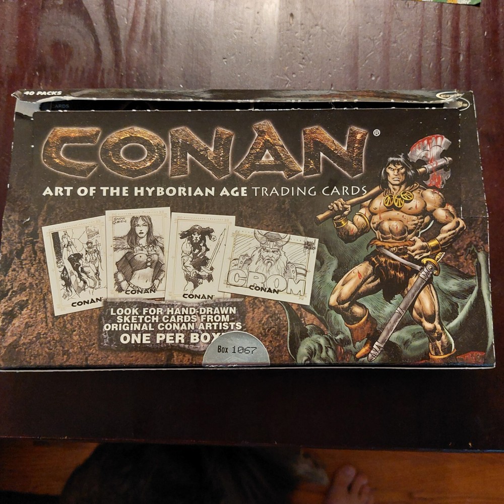 2004 Conan: Art of the Hyborian Age open card box w/40 sealed packs(no Sketch)
