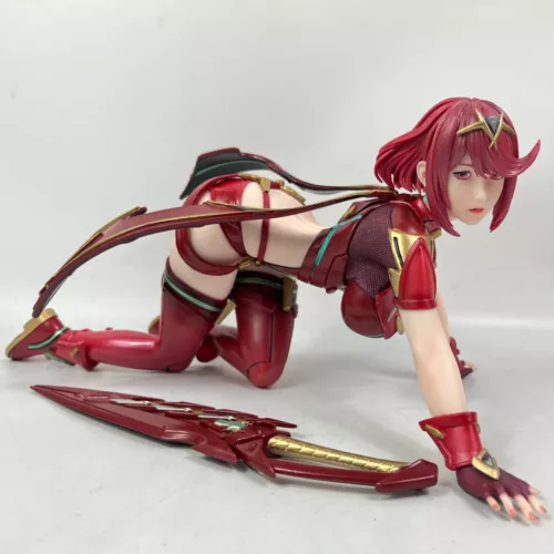 Anime 1/4 Xenoblade Chronicles 2 Action Figure Pyra Homura Model w/Two Heads Toy - Picture 3 of 6