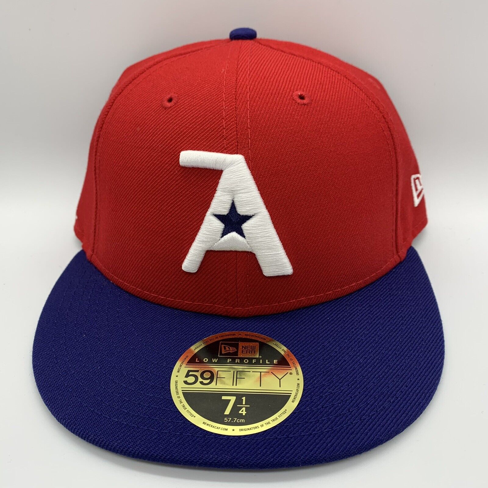 Letter A 59Fifty New Era Hat Fitted 7 1/4 Low Profile | eBay