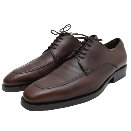 Gucci 812153 Mens Tempe Cap-Toe Dark Brown Leather Oxford  display picture 3