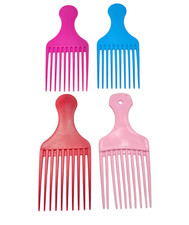 Lot of 4 Vintage Goody Other Assorted Hair Pick Combs