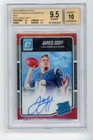 2016 Donruss Optic Jared Goff RC Rookie Red Prizm AUTO #44/50 BGS 9.5 GEM (DG)