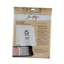 Tim Holtz Idea-ology Stamp Refill Sheets, Use with Stamp Storage Binder