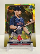 Masataka Yoshida 2023 Bowman Chrome Sapphire - Image Variation Yellow /50 (RC)