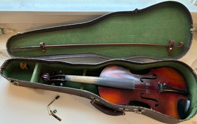 Vintage/Antique Antonio Stradivarius Cremonensis Faciebat 4/4 Violin With Case