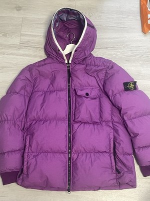Stone Island Shadow Project Naslan Light Puffer Jacket Purple Gr. XXL