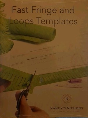 NANCY S NOTIONS. TRACE-CUT-CREATE FAST FRINGE AND LOOPS TEMPLATE