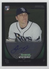 2011 Bowman Chrome Rookie Auto Jake McGee #191 Auto 1og
