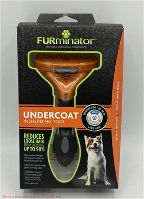 Furminator Long Hair Deshedding Tool For Dogs - M