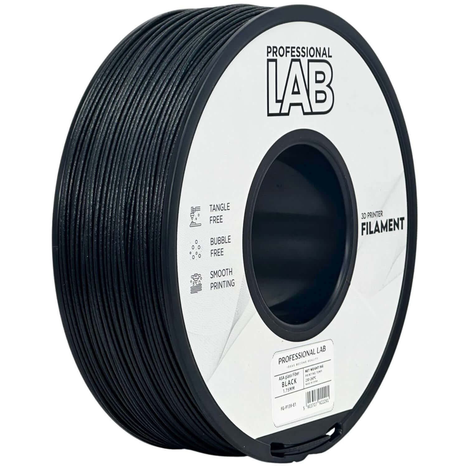ASA GF Filament Glasfaser 3D Druck Professional Lab  1.75 mm 1.00 kg