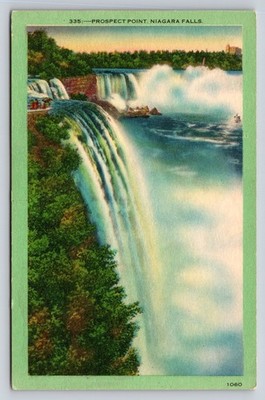 Niagara Falls Prospect Point Vintage Postcard Made in USA Scenic View