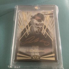 2022 Topps Tier 1 Break Out Auto Jake McCarthy /25  On Card Rookie Auto 20/25. rookie card picture