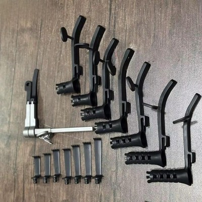 Caspar Lumbar Retractor Set Spine Surgery Instrument Black Titanium Blades CE