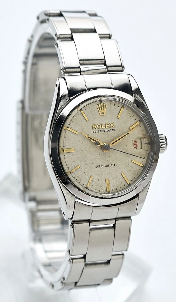 Rolex Oysterdate Precision ‘1957’ Ref 6466, 30mm Gents Vintage Watch, Serviced - Image 3 of 4
