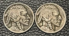 Nice Original 1913 Type I and Type II Buffalo Nickels