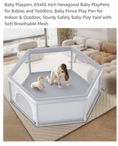 Baby Play Pen 65” Hexagon