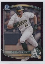 2025 Bowman Chrome Prospects Fuchsia Reptilian Refractor 85/199 Nick Kurtz j6a